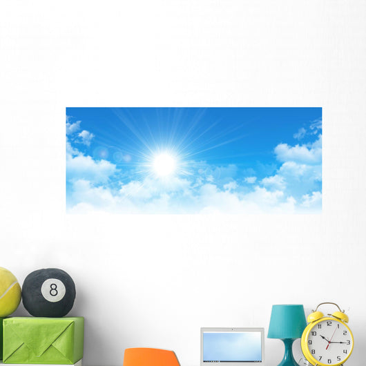 Panoramic Cloudscape Wall Decal