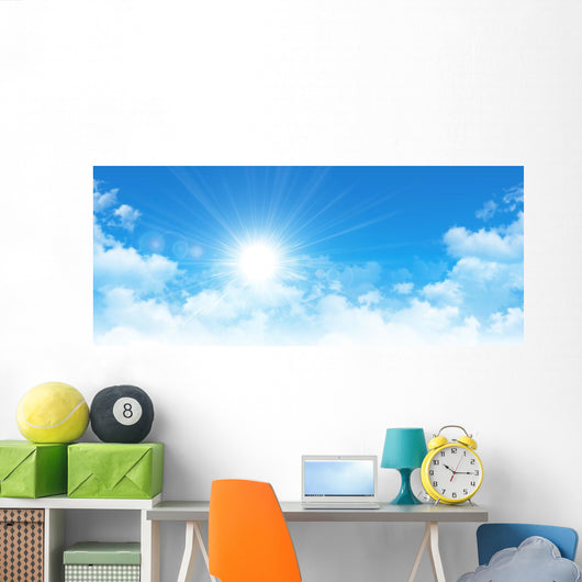 Panoramic Cloudscape Wall Decal
