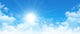 Panoramic Cloudscape Wall Decal