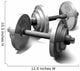 Dumbbell-2 Wall Decal