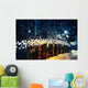 Holiday Lights Scenery Wall Decal