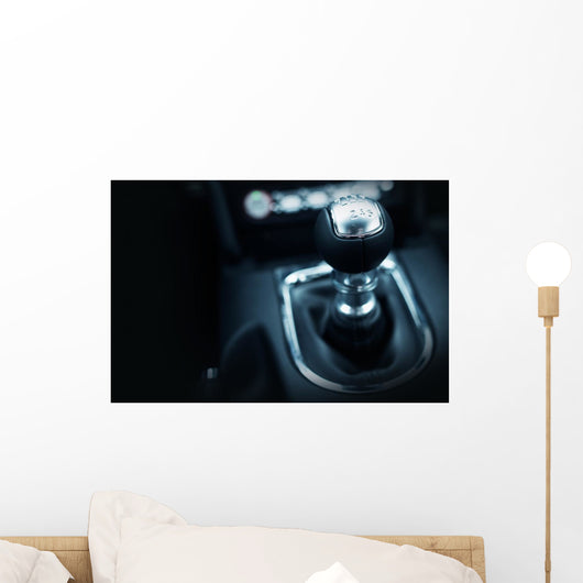 Six Speed Stick Shift Wall Decal