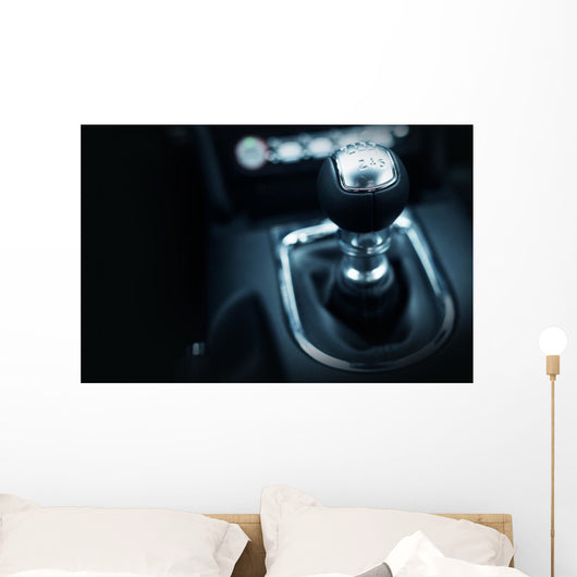 Six Speed Stick Shift Wall Decal