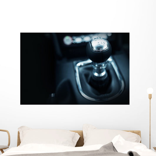 Six Speed Stick Shift Wall Decal