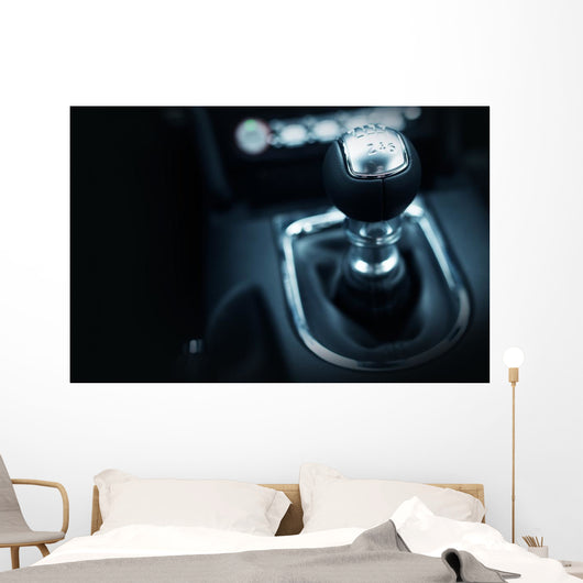 Six Speed Stick Shift Wall Decal