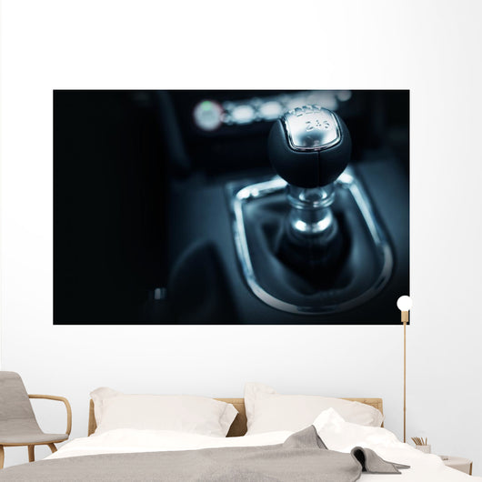 Six Speed Stick Shift Wall Decal