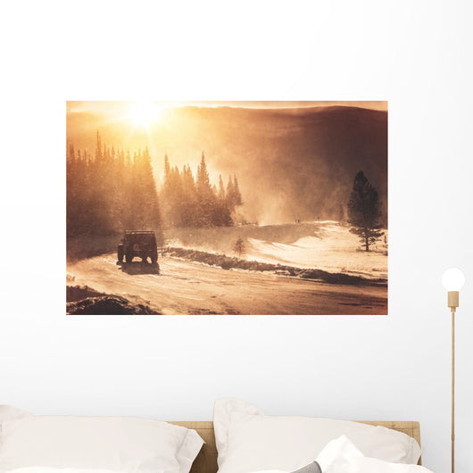Extreme Winter Road Condition Wall Decal