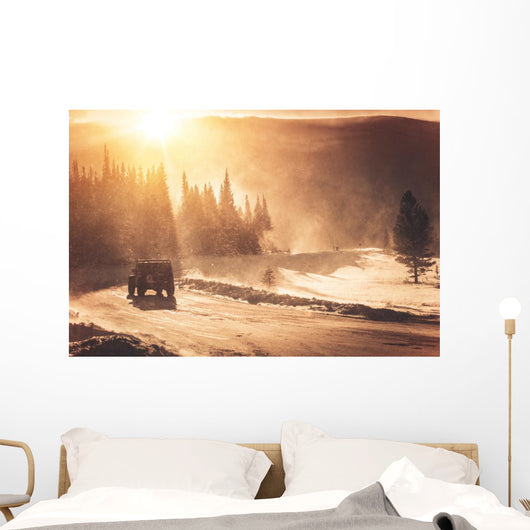 Extreme Winter Road Condition Wall Decal
