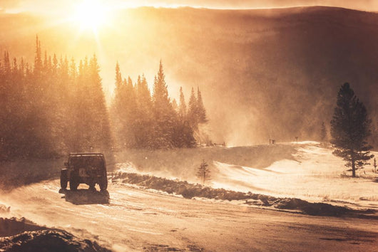 Extreme Winter Road Condition Wall Decal