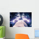 Park Bridge Winter Wall Decal
