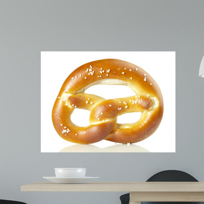 Pretzel Wall Decal shown on a wall