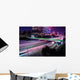 Los Angeles Night Traffic Wall Decal