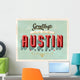 Vintage Greetings from Austin Wall Decal