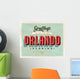 Vintage Greetings from Orlando Wall Decal