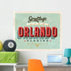 Vintage Greetings from Orlando Wall Decal