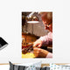 Man Restoring Violin Workshop Close-up Wall Decal
