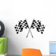 Chequered Checkered Flag Motor Wall Decal