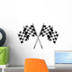 Chequered Checkered Flag Motor Wall Decal