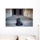 Mendicant Begging outside Church Wall Decal