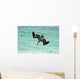 Single Pelican Fishing Wall Decal