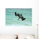 Single Pelican Fishing Wall Decal