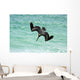 Single Pelican Fishing Wall Decal