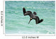 Single Pelican Fishing Wall Decal