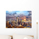 Seattle Skyline Sunset WA Wall Decal
