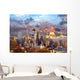 Seattle Skyline Sunset WA Wall Decal