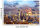 Seattle Skyline Sunset WA Wall Decal