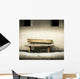 vecchia panchina di legno Wall Decal