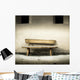 vecchia panchina di legno Wall Decal