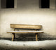 vecchia panchina di legno Wall Decal