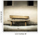 vecchia panchina di legno Wall Decal