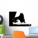 Gramophone Needle Playing Record Wall Decal