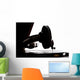 Gramophone Needle Playing Record Wall Decal