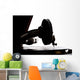 Gramophone Needle Playing Record Wall Decal