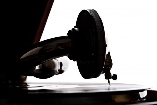 Gramophone Needle Playing Record Wall Decal