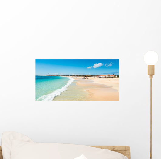Panoramic Santa Maria Beach Wall Decal