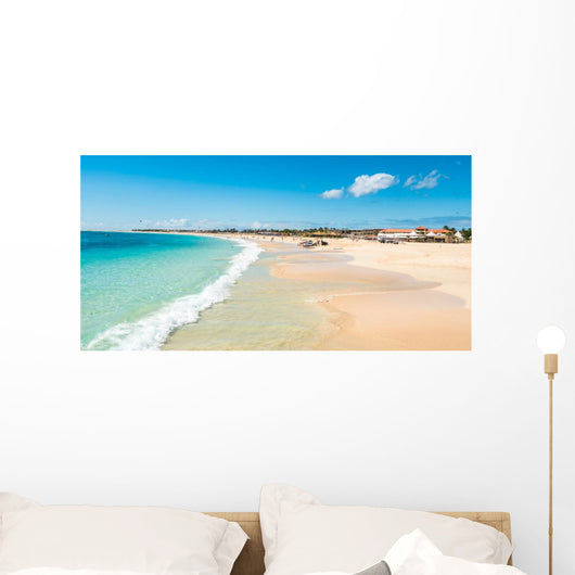 Panoramic Santa Maria Beach Wall Decal