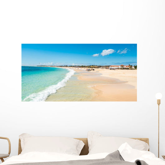 Panoramic Santa Maria Beach Wall Decal