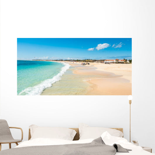 Panoramic Santa Maria Beach Wall Decal