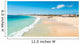 Panoramic Santa Maria Beach Wall Decal