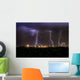 Thunderstorm over Melbourne City Wall Decal