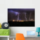Thunderstorm over Melbourne City Wall Decal