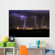 Thunderstorm over Melbourne City Wall Decal