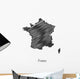 France Map Icon For Your Design Wall Decal