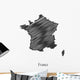 France map icon for your design Wall Decal