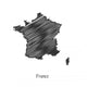 France map icon for your design Wall Decal