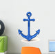 Blue anchor Wall Decal